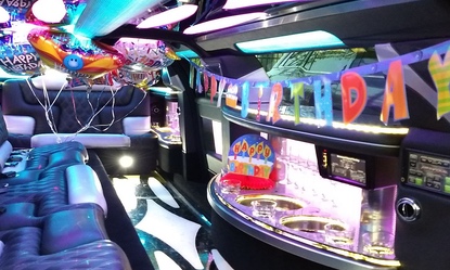 Birthday limousine celebration